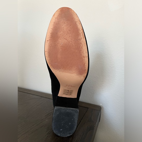 J. Crew Sadie black suede ankle boots - Size 10.5 - Picture 8 of 9